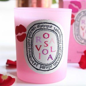 New Rosa Viola Candle, Olympia Le-Tan for diptyque